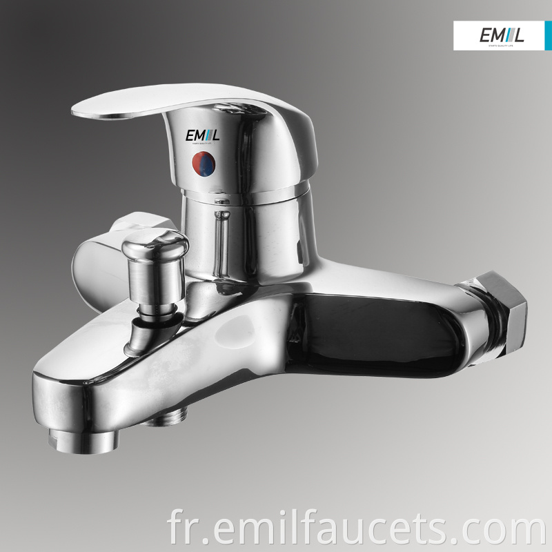 Wall mount bathtub faucets